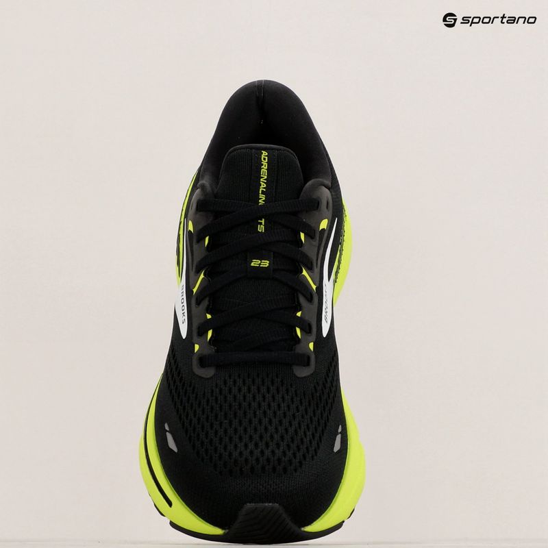 Vyriški bėgimo bateliai Brooks Adrenaline GTS 23 black/green/white 9