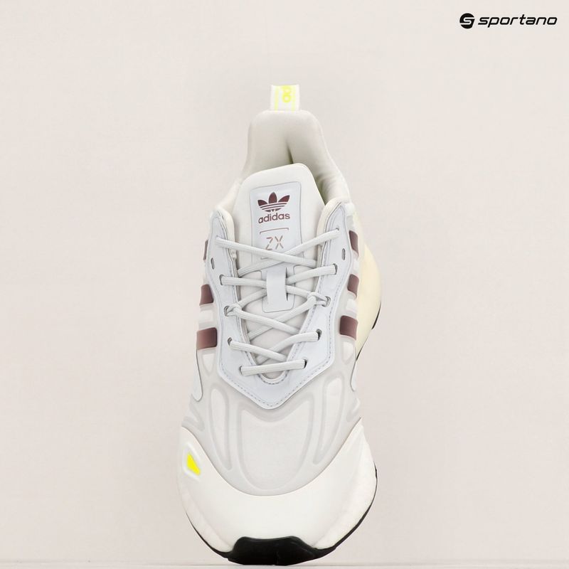 Vaikiški batai adidas ZX 2K Boost 2.0 crystal white/solar yellow/off white 9