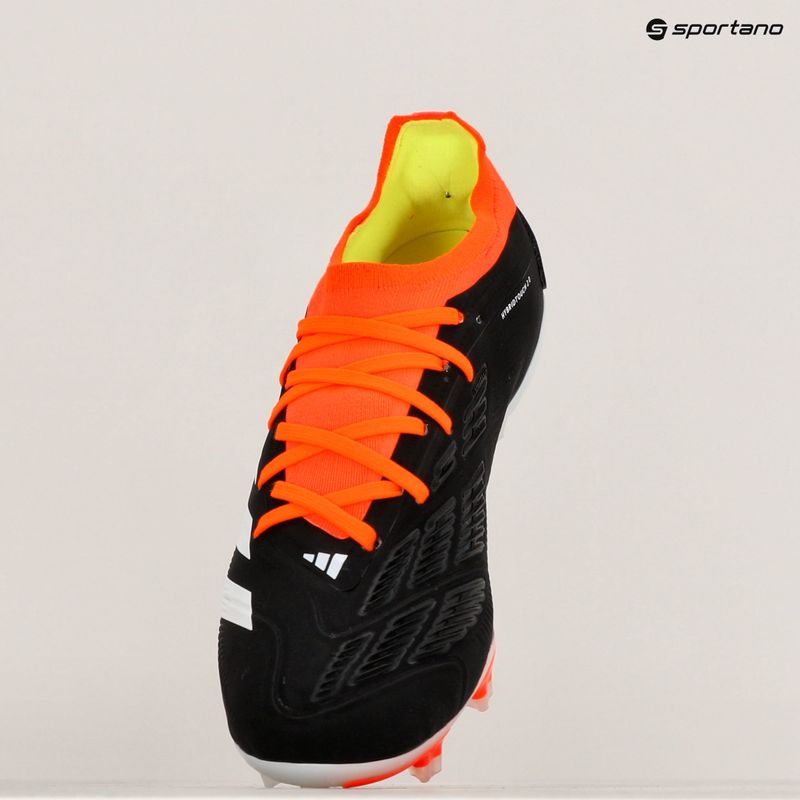 Vyriški futbolo batai adidas Predator Pro FG core black/cloud white/solar red 10