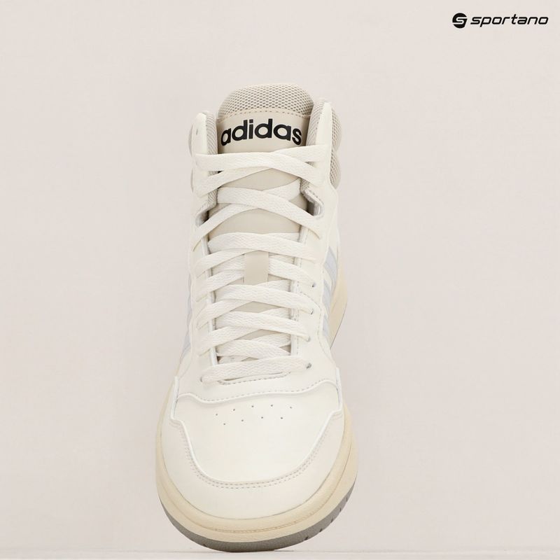 Moteriški batai adidas Hoops 3.0 Mid clowd white/dash grey/aluminium 9