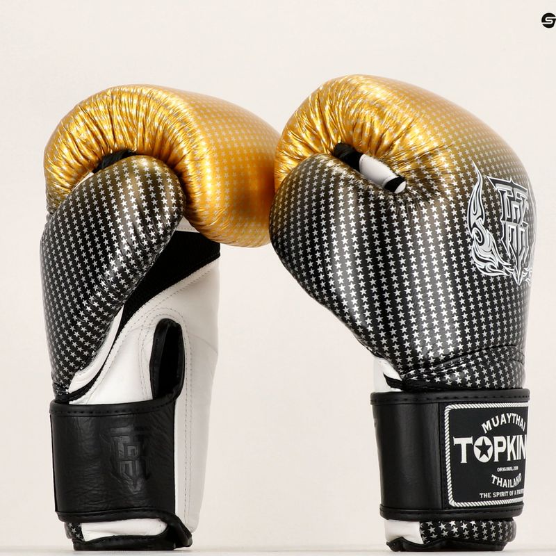 Bokso pirštinės Top King Muay Thai Super Star Air gold 6