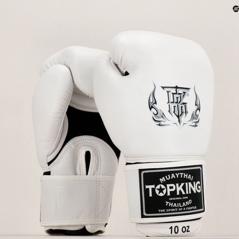 Bokso pirštinės Top King Muay Thai Ultimate Air white 7