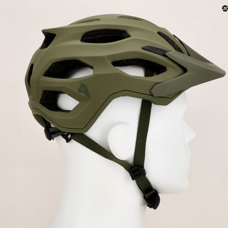 Dviračių šalmas Alpina Carapax 2.0 olive matt 8