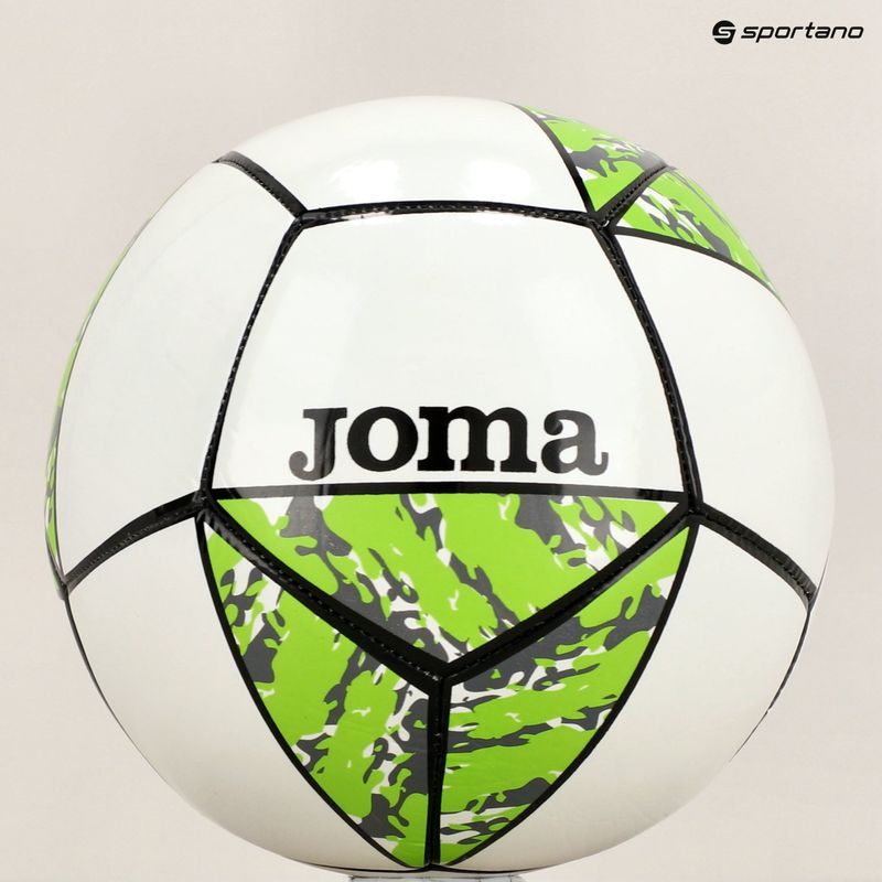 "Joma Challenge II" baltos/žalios spalvos 3 dydžio futbolo kamuolys 7
