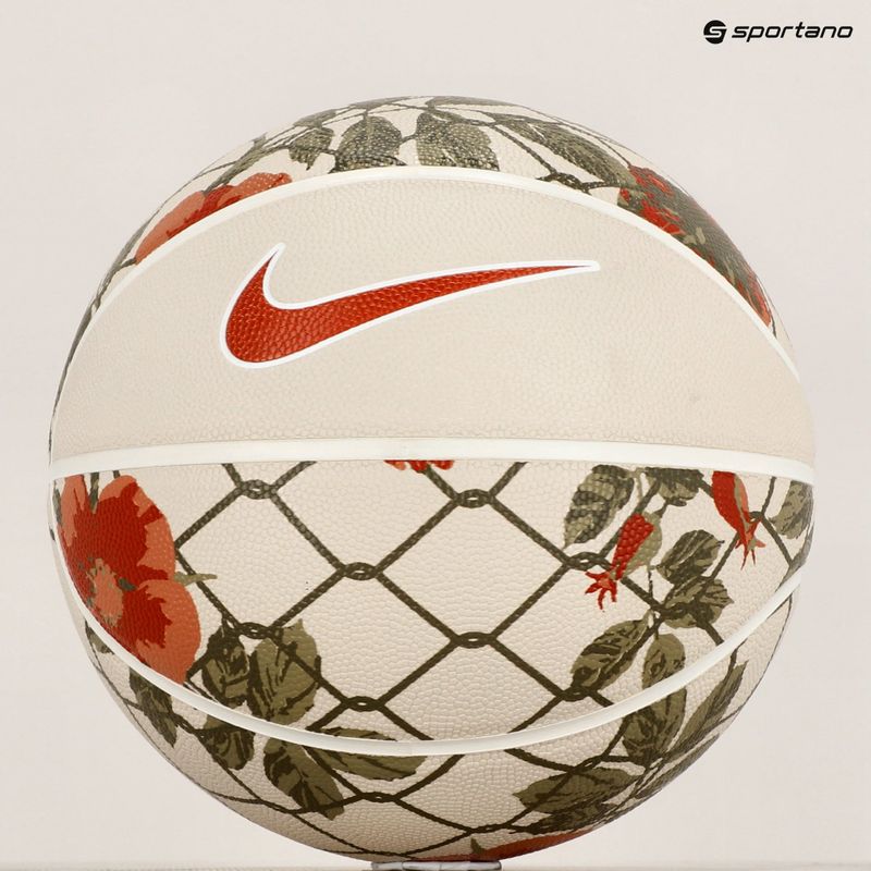 Krepšinio kamuolys Nike 8P PRM Energy Deflated lt orewood brn/white/white/burnt sunrise dydis 7 5