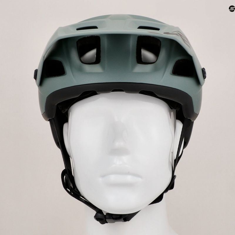 MET dviratininko šalmas Terranova sage green/black matt 9