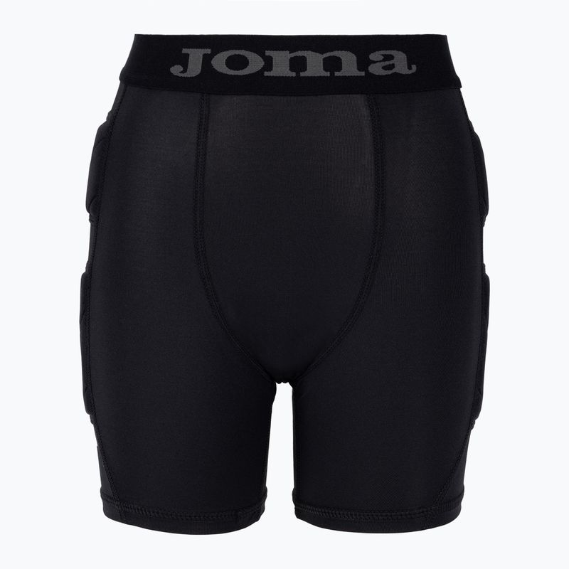 Joma Goalkeeper Protec vaikiški futbolo šortai juodi 100010.100