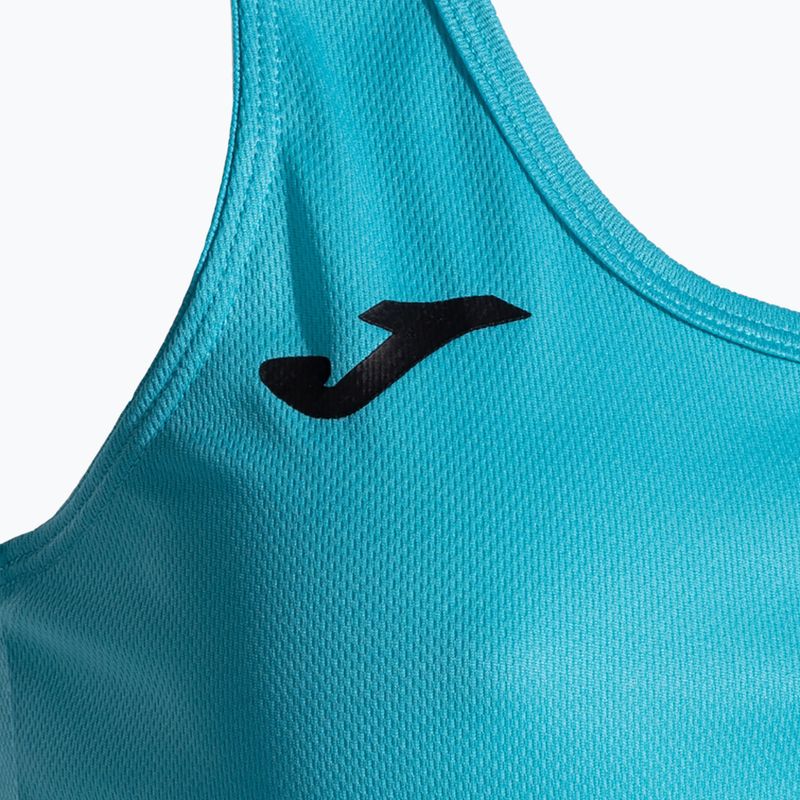 Moteriški bėgimo marškinėliai Joma Siena II turquoise 3