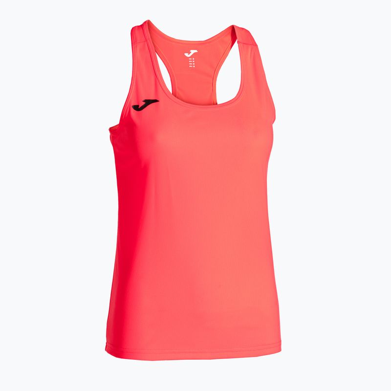 Moteriški bėgimo marškinėliai Joma Siena II coral fluor