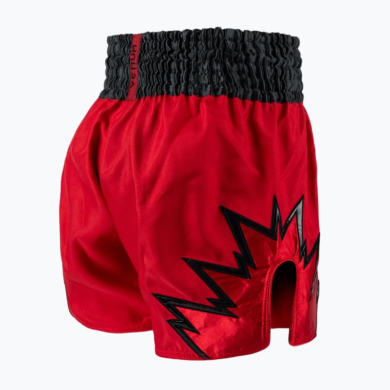 Vyriški treniruočių šortai Venum Inferno Muay Thai raudoni/tamsiai pilki/juodi 4