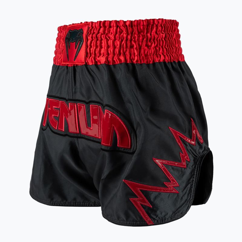 Vyriški treniruočių šortai Venum Inferno Muay Thai anglies pilka/raudona 3