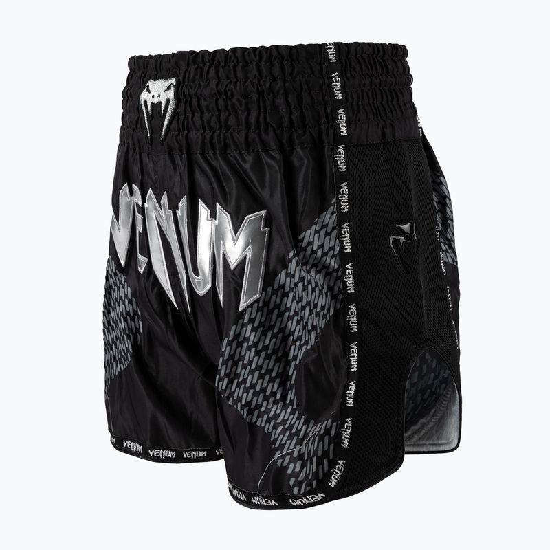 Vyriški treniruočių šortai Venum Nexus Muay Thai black/silver 3