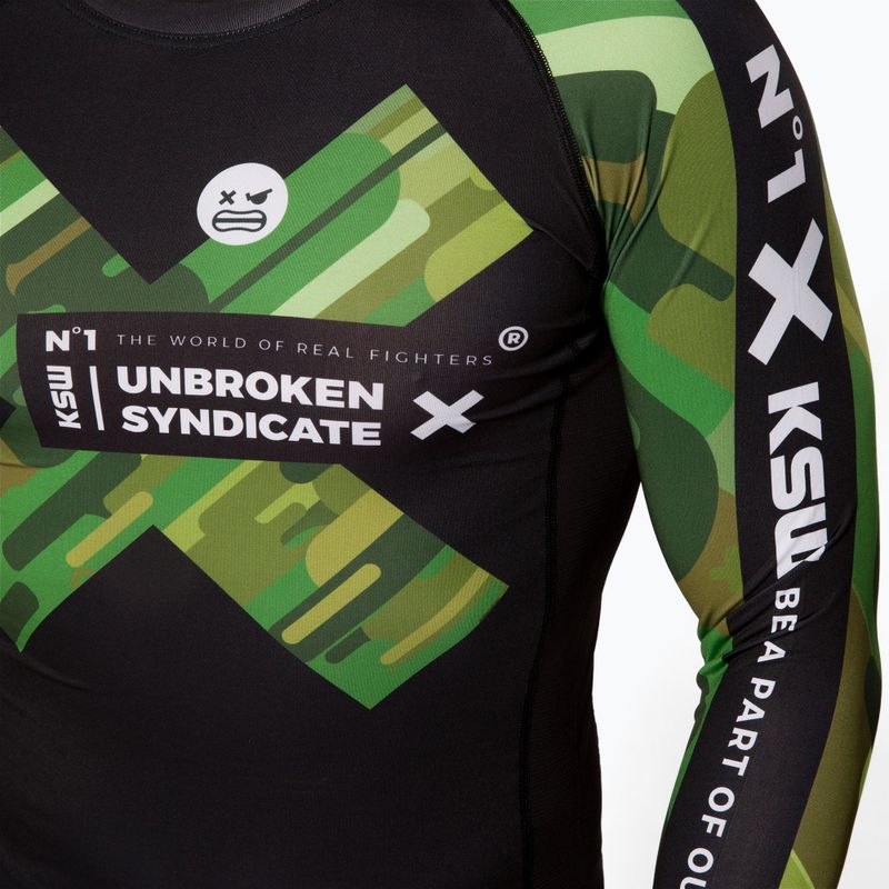 Vyriškas marškinėliai su ilgomis rankovėmis KSW Camo black 4