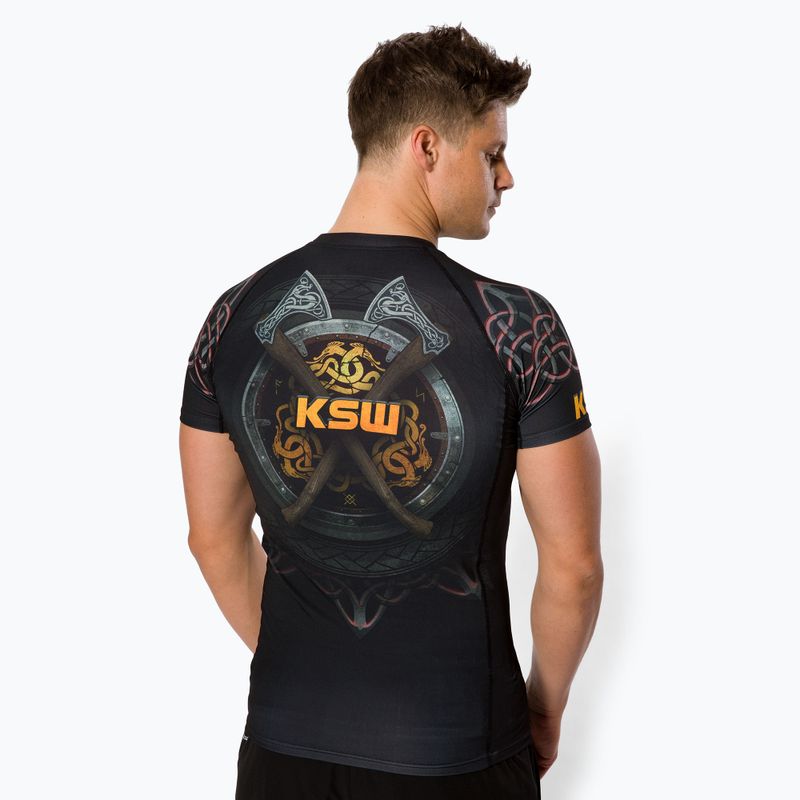 Vyriška KSW Mad Viking Rashguard juoda 3