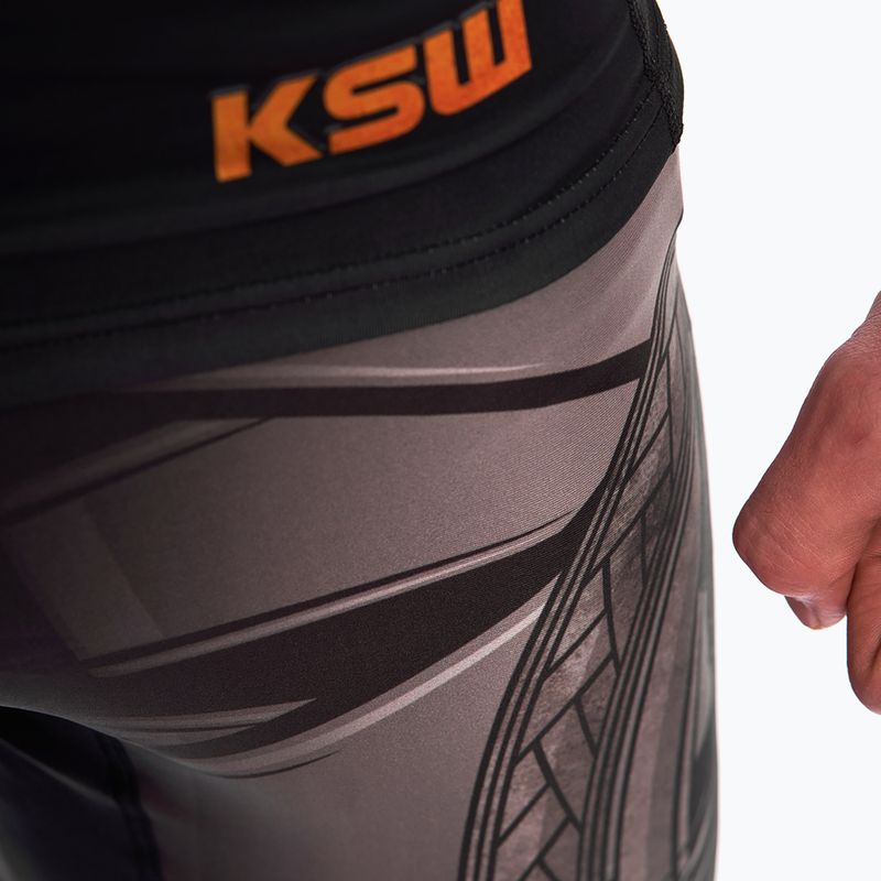 KSW Mad Viking vyriški antblauzdžiai juodi 4