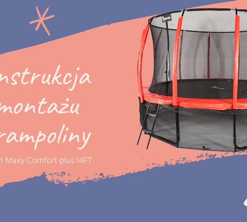 Jumpi Maxy Comfort Plus 244 cm oranžinis TR8FT sodo batutas 3