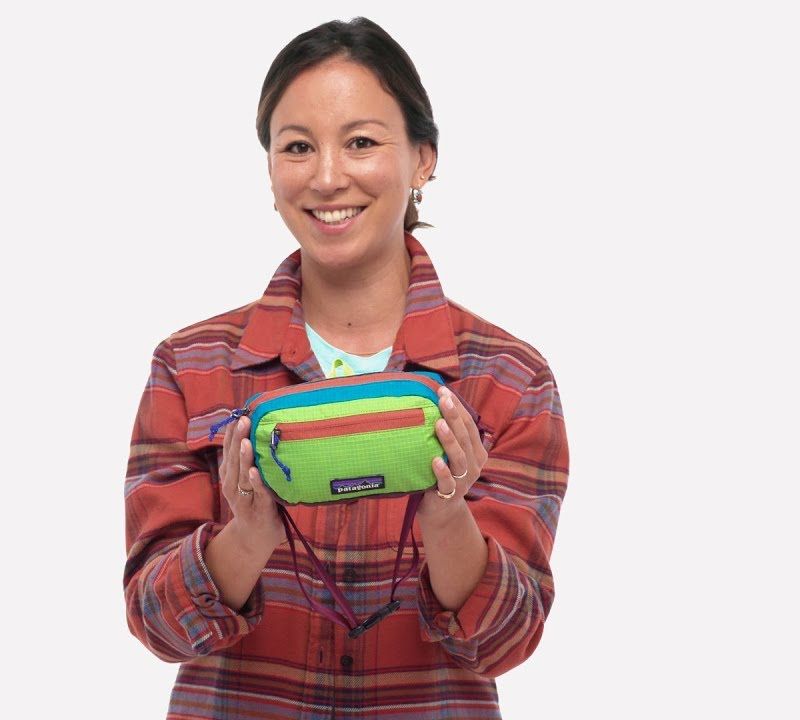 Rankinė ant juosmens Patagonia Ultralight Black Hole Mini Hip Pack 1 l patchwork/obsidian plum 4