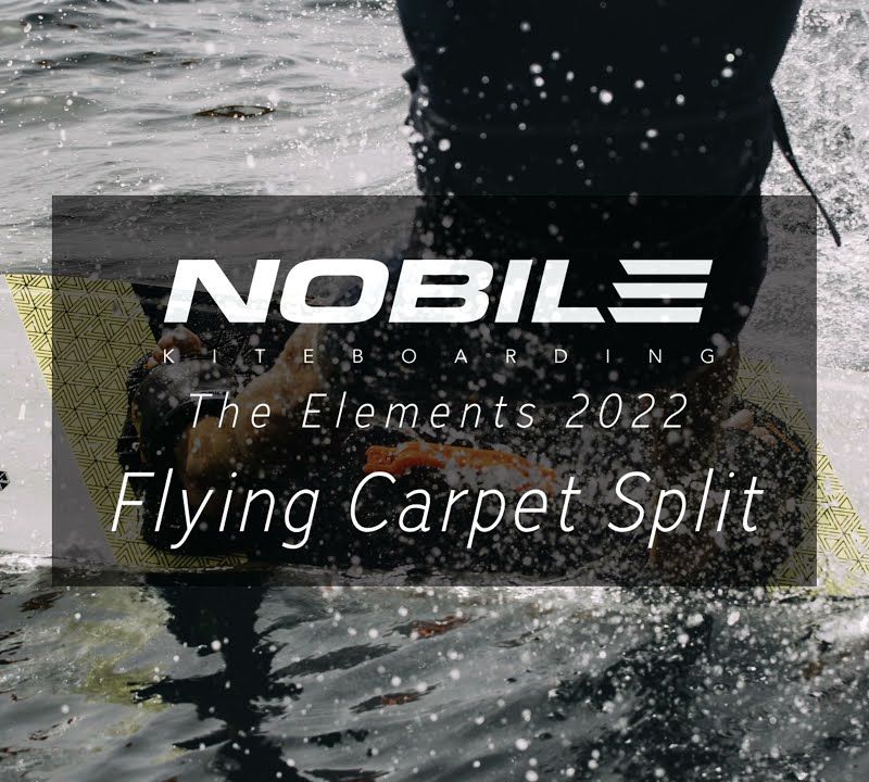 Nobile Flying Carpet Split kiteboard juodai pilka K22 7