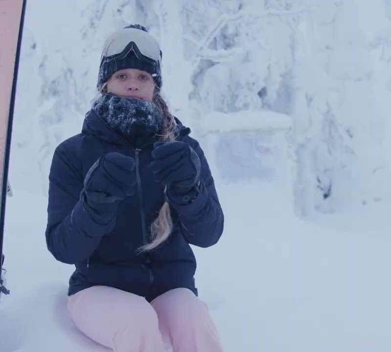 Moteriškos snieglenčių pirštinės ROXY Sierra Warmlink true black 10