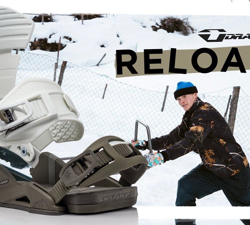 Vyriški Drake Reload snieglenčių surišimo diržai balti 71221004-99 8