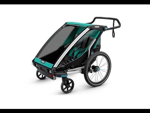 Thule Chariot Lite dviračių priekaba dviem asmenims, žalia 10203022 11