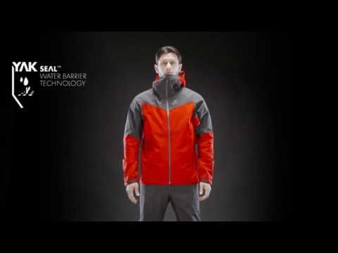 BLACKYAK vyriška striukė nuo lietaus Barzona fiery red 10