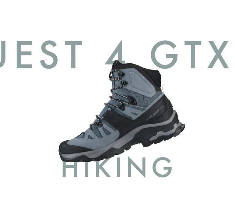 Moteriški trekingo batai Salomon Quest 4 GTX magnet/black/sun 20