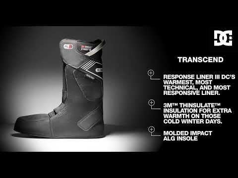 Vyriški snieglenčių batai DC Transcend off white/gum 14