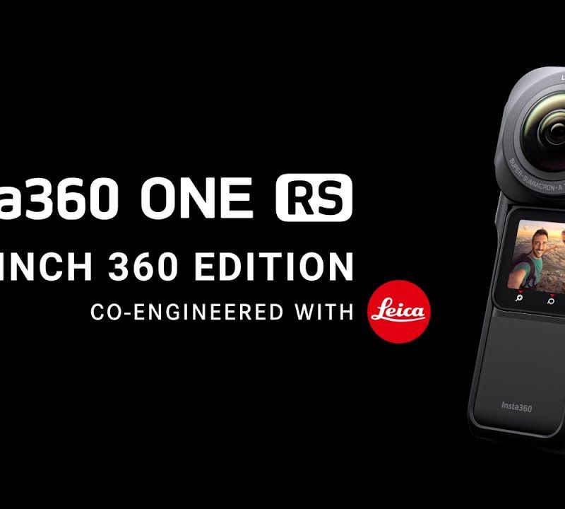 Insta360 ONE RS 1 colio 360 Edition kamera juoda CINRSGP/D 13