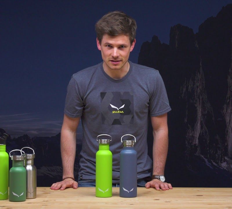 Salewa Aurino BTL plieninis butelis 750 ml tamsiai žalias 00-0000000514 6