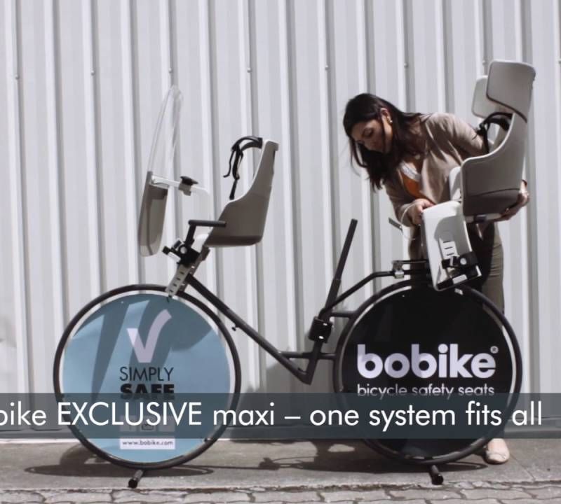 Dviračio sėdynė bobike Exclusive Maxi Plus 1P urban black 7
