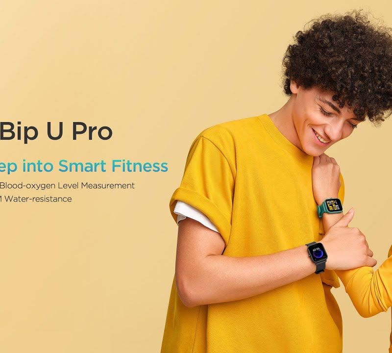 Laikrodis Amazfit Bip U Pro rožinės spalvos W2008OV5N 6