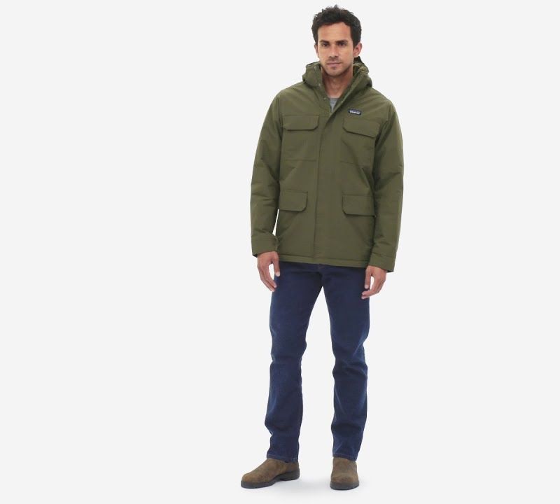 Vyriška apšiltinta striukė Patagonia Isthmus Parka classic tan 13