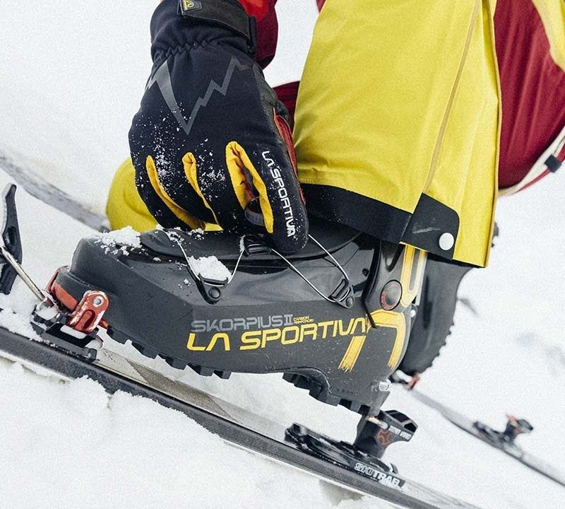 Ski touring batai La Sportiva Skorpius CR II black/yellow 16