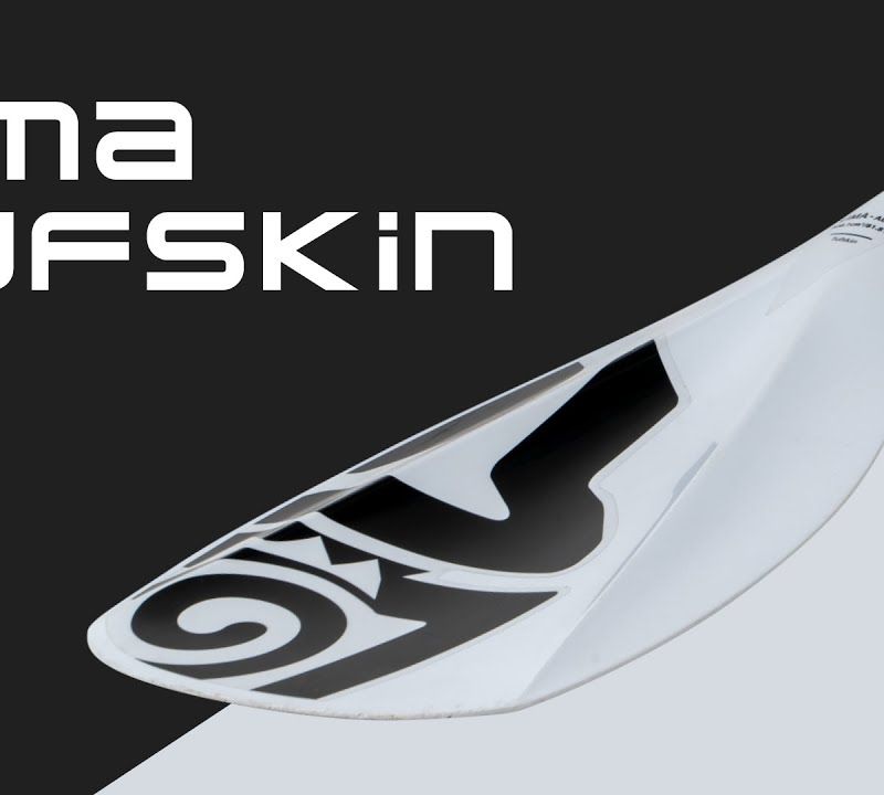 Starboard Lima Tufskin 29 mm anglies juoda ir balta S35 3 dalių SUP irklas 6