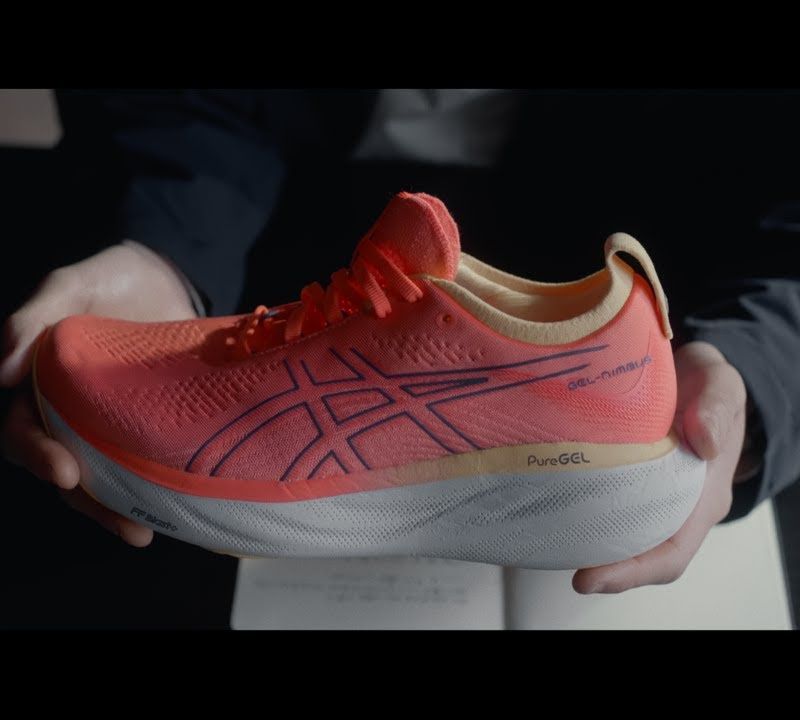 ASICS Gel-Nimbus 25 vyriški bėgimo bateliai aquarium/vibrant yellow 13