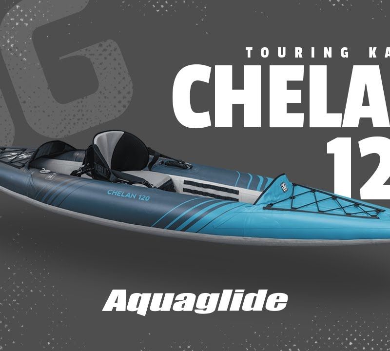 Aquaglide Chelan 120 1 asmens pripučiama baidarė 9