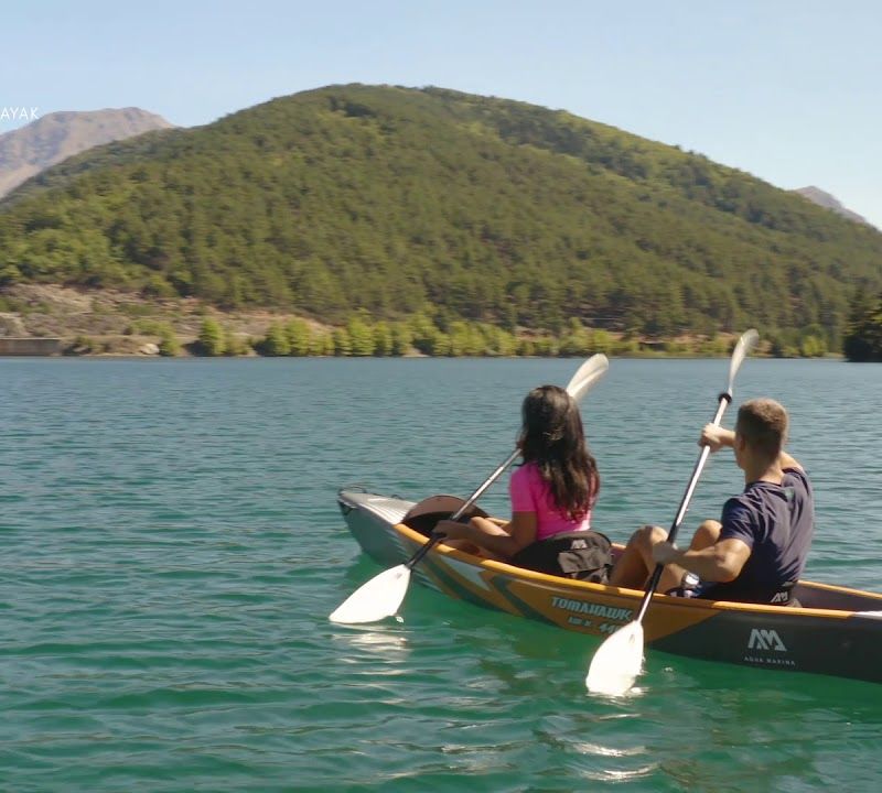 Aqua Marina Tomahawk grey Air-K 375 aukšto slėgio pripučiama 1 asmens 12'4″ baidarė 13