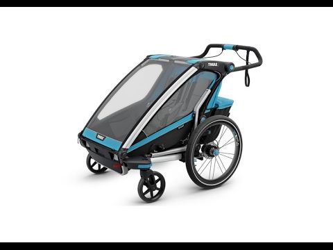 Thule Chariot Sport dviguba dviračių priekaba, juoda 10201023 11