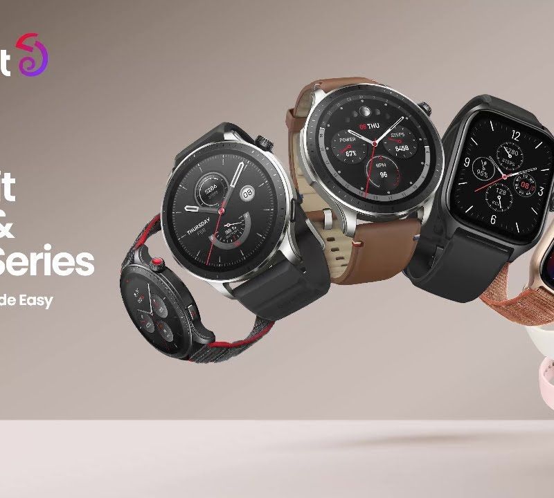 Amazfit GTS 4 laikrodis + svarstyklės rosebud pink W2168EU3N 16