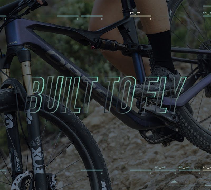 Orbea Oiz M20 2023 halo silver/blue carbon view kalnų dviratis 3