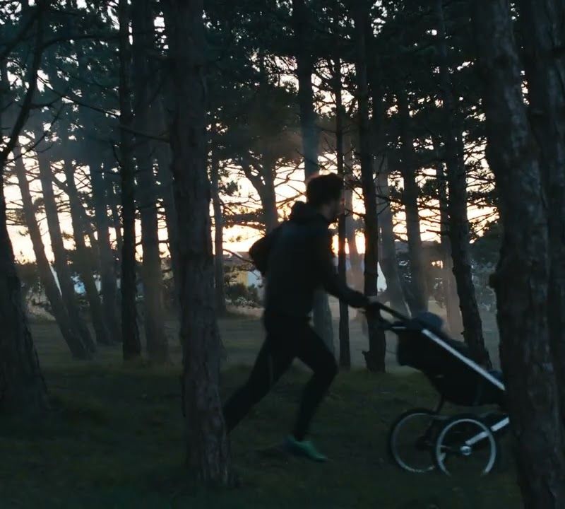 Thule Glide 2 Jet vaikiškas bėgimo vežimėlis juodos spalvos 10101952 15