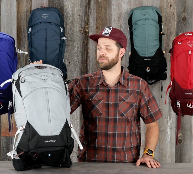 Vyriška turistinė kuprinė Osprey Stratos 44 l pilka 10003563 10