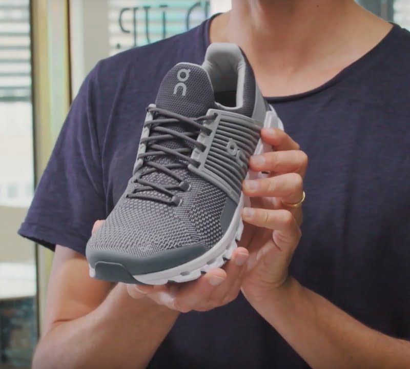 Vyriški bėgimo bateliai On Cloudswift grey/black 4198397 18