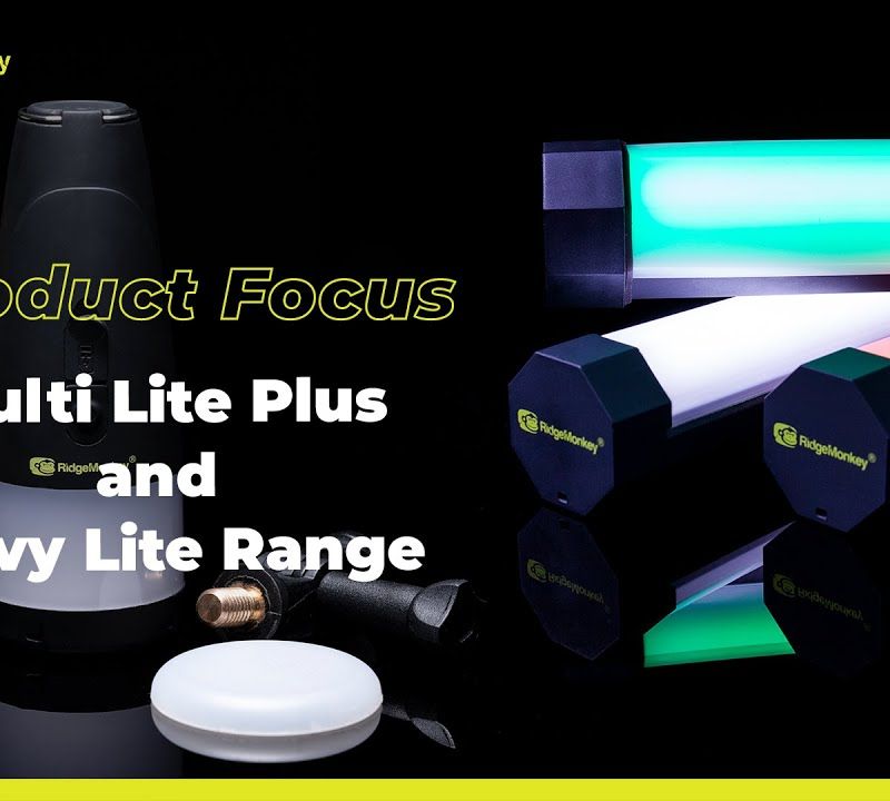 RidgeMonkey Multi Lite Plus lempa juoda RM175 4