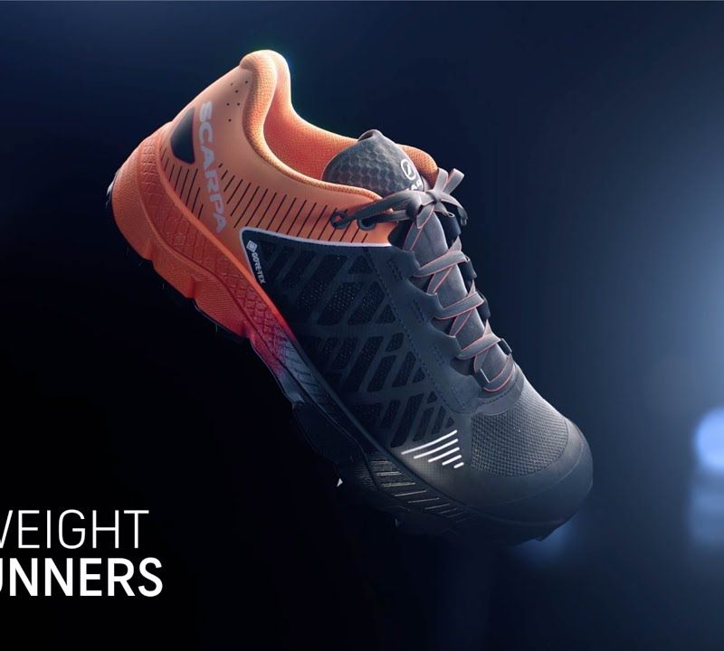 Vyriški bėgimo bateliai SCARPA Spin Ultra black/orange GTX 33072-200/1 13