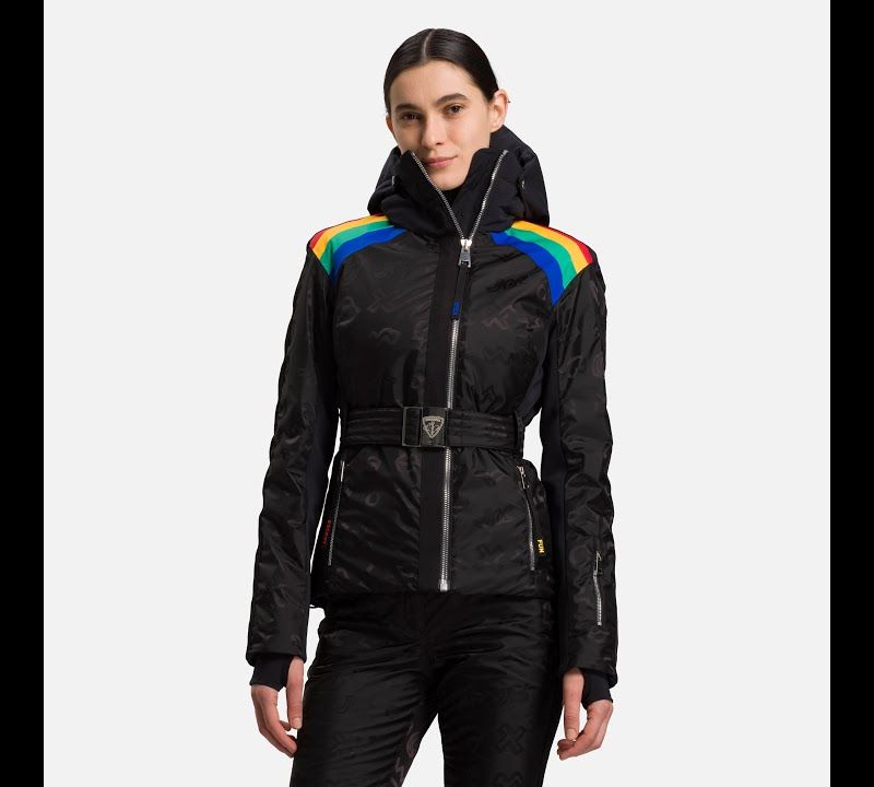Moteriška slidinėjimo striukė Rossignol W Rainbow black 16