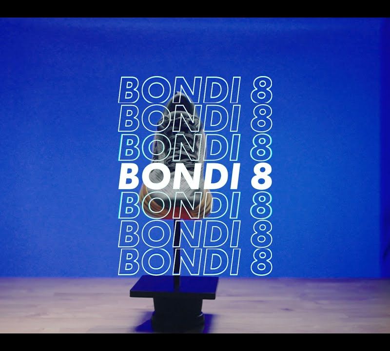 HOKA Bondi 8 vyriški bėgimo bateliai tamsiai mėlyni 1123202-OSAA 13