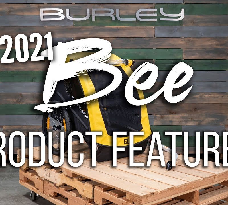 Burley Bee Dviguba dviračių priekaba geltona BU-946206 18