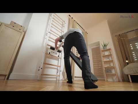 BenchK treniruočių suolas juodas BK-B1B 15